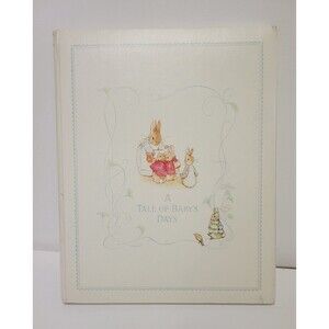 1976 Beatrix Potter Peter Rabbit "A Tale of Baby's Days" Baby Memory Book Unused